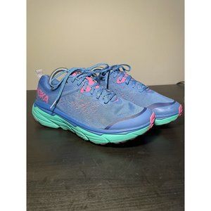 Hoka One One Womens Challenger ATR 6 1106512 VBAT Blue Running Shoe Sneaker 12 B